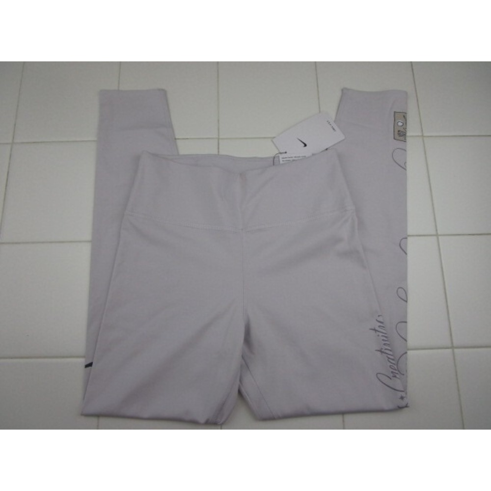 Nike One Luxe Dri-Fit Infinalon Training Leggings Light Purple Women's Small
